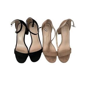 Bundle of A New Day Ankle Strap Block Heels - Size 8